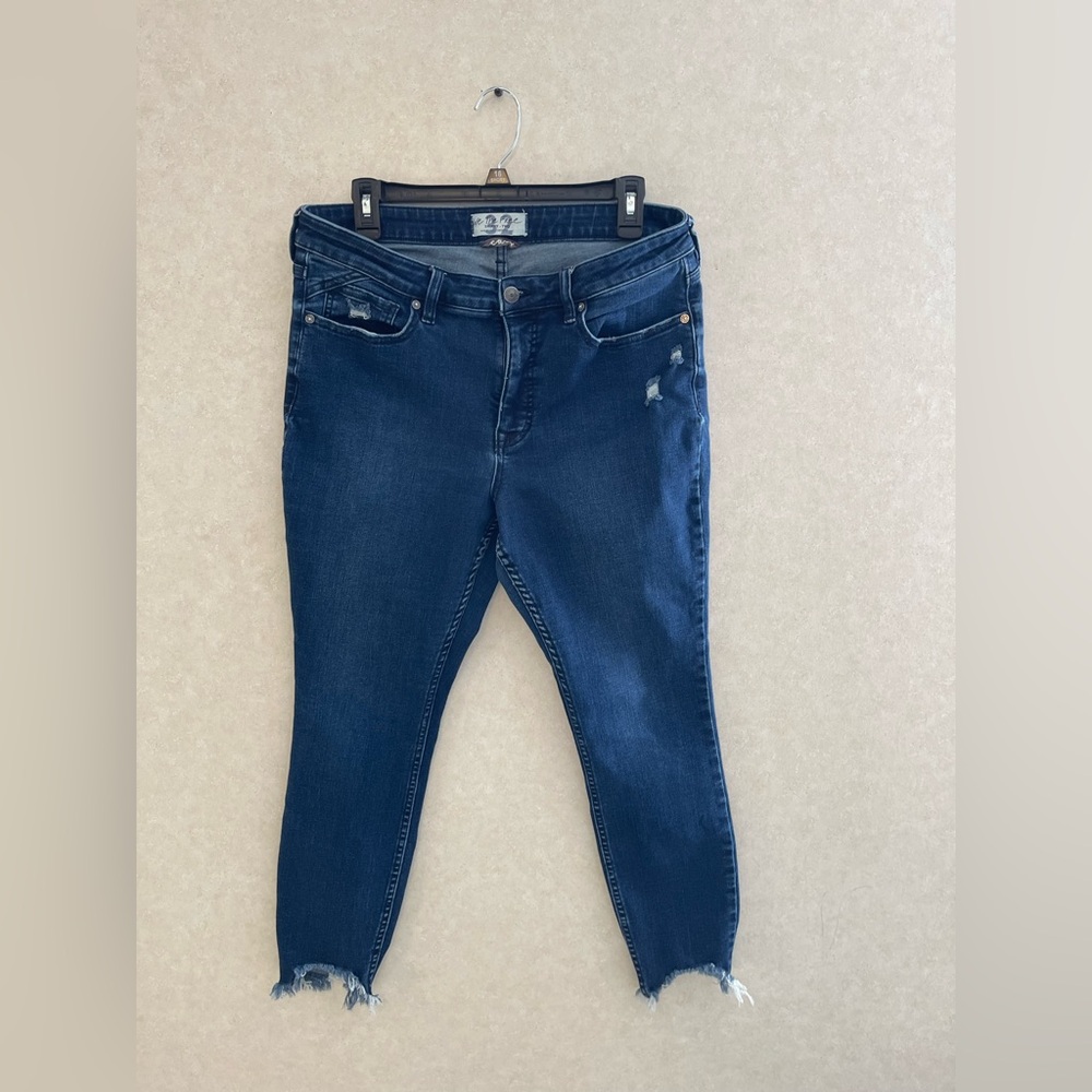 We The Free Dark Blue Ankle Jeans size 18